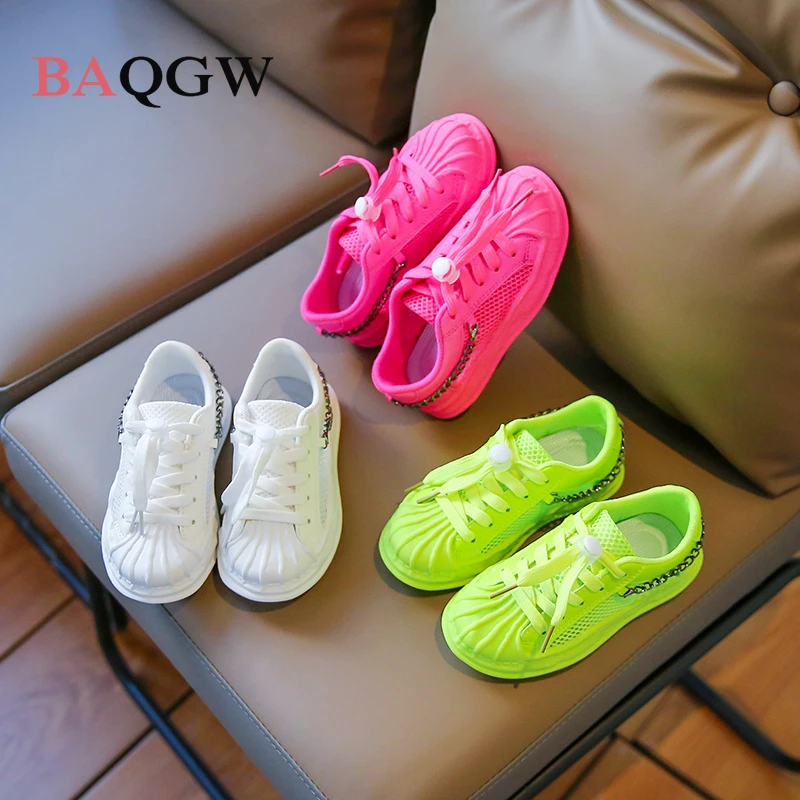 Children\'s Breathable Mesh Hollow Out Shoes Girls Boys Soft Bottom Toddler Shoes Baby Flat Shoes Non-slip Running Shoes Sneakers