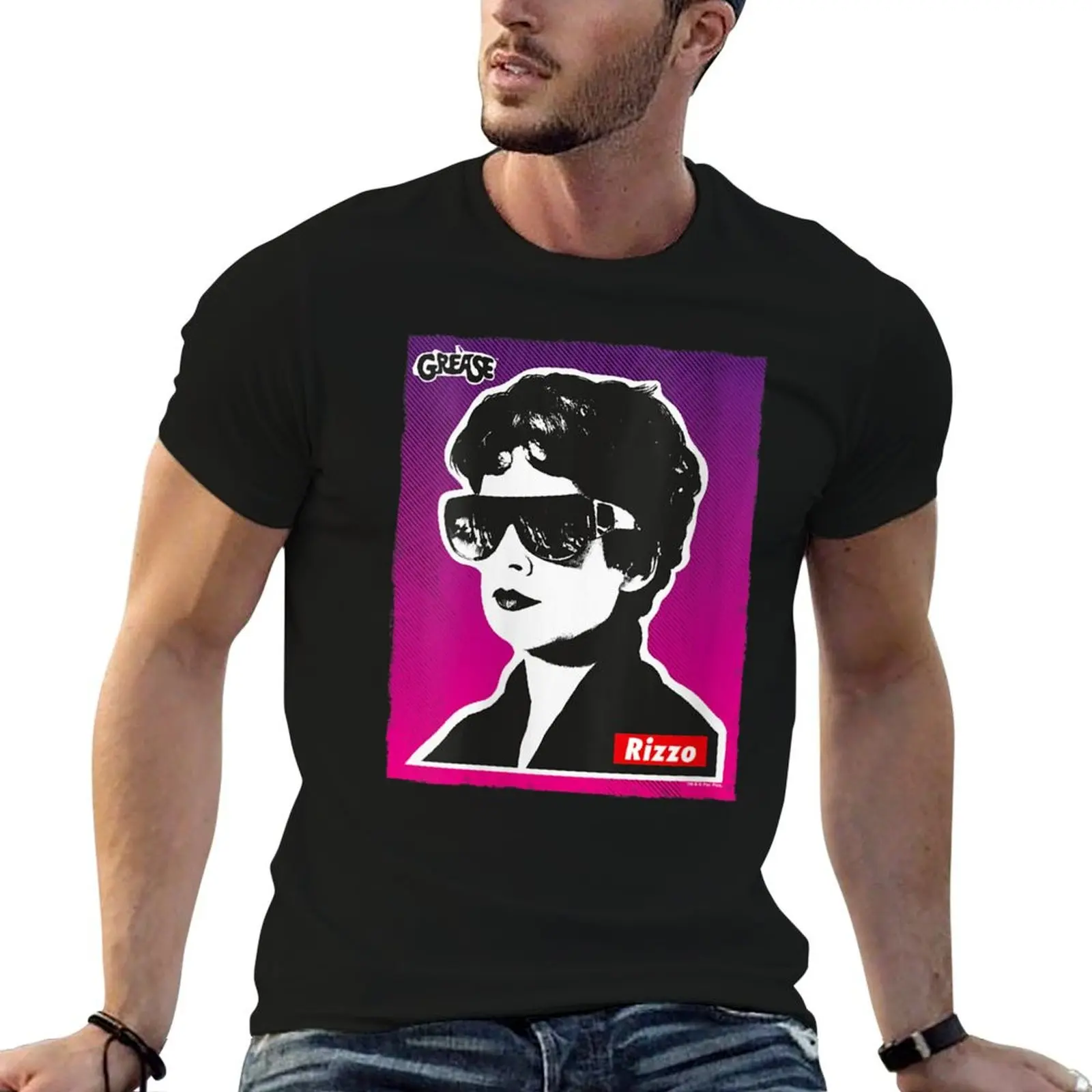 Camiseta Grease Rizzo Portrait Pink para mujer, camiseta duradera de alta calidad