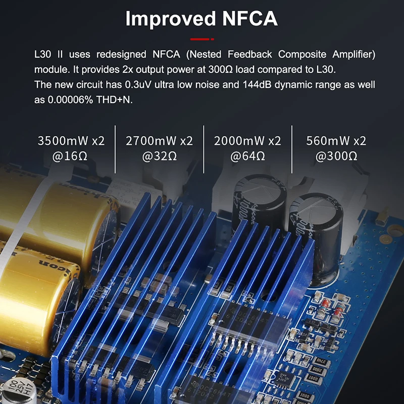 Imagem -05 - Cobertura L30ii Nfca Módulos Uhgf Tecnologia 0.3uv Ultra Baixo Nível de Ruído Amplificador de Fone de Ouvido Eficaz na Redução de Custos