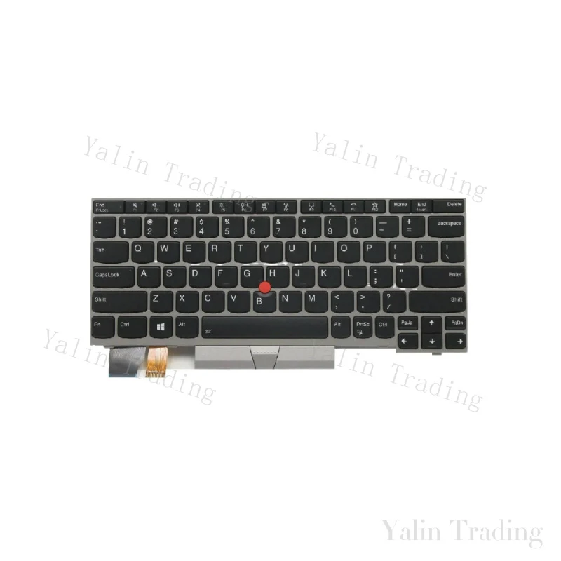 Teclado Retroiluminado Original Estadounidense XX+Strictly Tested 5N20V43616 para Lenovo ThinkPad L13 2.ª Gen., Certificado y Compatible