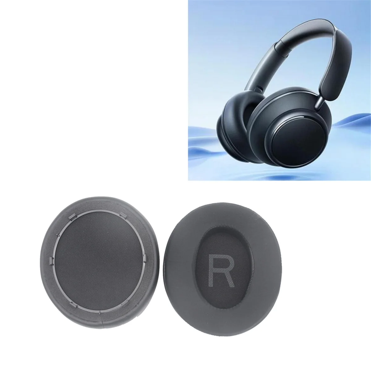 Headphone Cover for Anker Anker Soundcore Life Q45 Headphone Cover Ice Gel Protective Cover Earmuffs