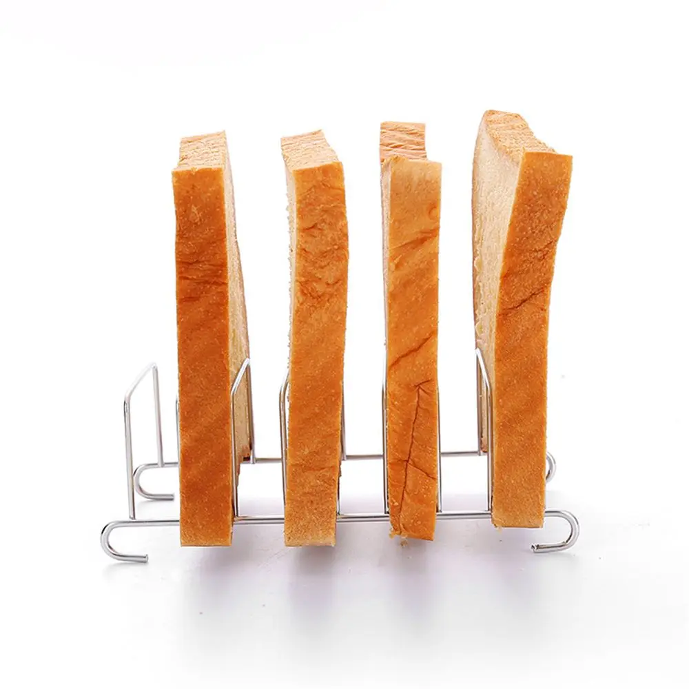 

Healthy Safe Organizer Accessories Rectangle Air Fryer Loaf Stand Toast Bread Rack Non-Stick Holder