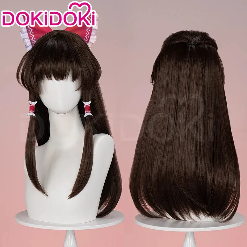 

В НАЛИЧИИ Парик Hakurei Reimu Аниме TouHou Project DokiDoki TouHou Project Wig Hakurei Reimu Парик Длинный вьющийся волнистый парик Хэллоуин