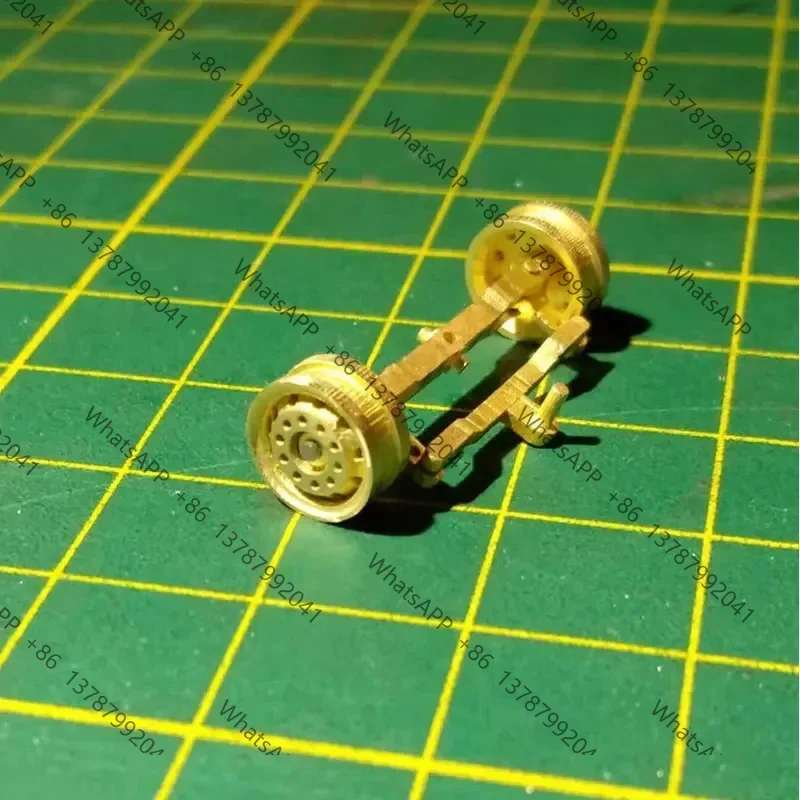 1/87 Static Semi-trailer Steering Axle With Metal Hub