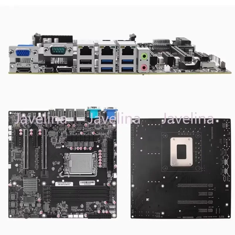for Q670 Micro ATX Board DDR5 RAM M.2 NVMe 4x PCIe vPro Enabled High Speed Data Storage Expansion Compatible Desktop