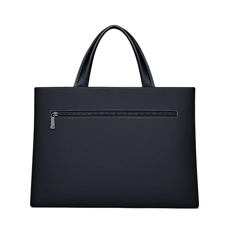 Leather briefcase men\'s business simple single shoulder crossbody bag men\'s bag 2024 new handbag men\'s bag