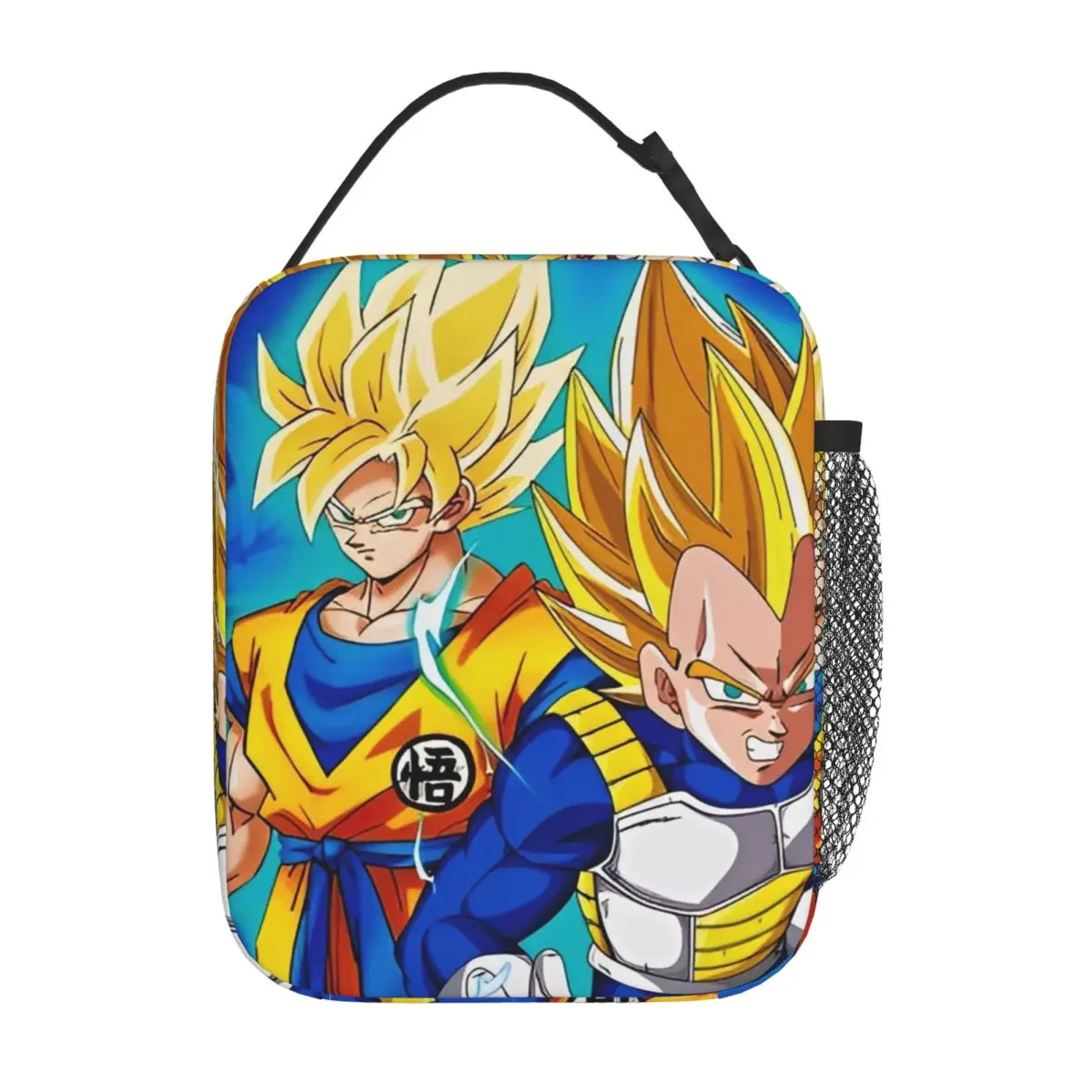 

DBZ Goku Vegeta Insulated Lunch Bags Thermal Bag Lunch Container High Capacity Tote Lunch Box Girl Boy School Outdoor