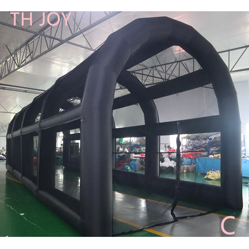 12x4x4m inflatable batting cages customized inflatable baseball solfball battle pitching cage