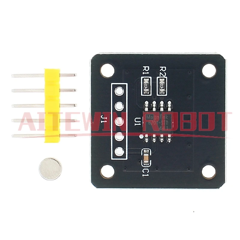 MT6701 Magnetic Encoder Magnetic Induction Angle Measurement Sensor Module 14bit High Precision Instead Of AS5600