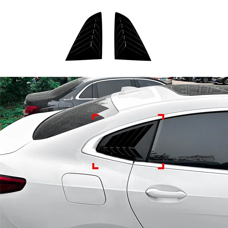 

Rear Window Louver Shutter Trim Cover Windshield Blind Shade For BMW 2 Series F44 2020-2023