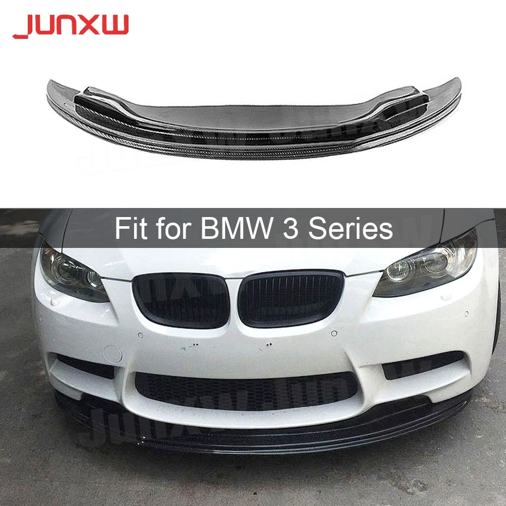 for 3 Series Carbon fiber front lip Spoiler for BMW E90 E92 E93 M3 2009-2012 GT-S Style Head Bumper Chin Guard Car Styling