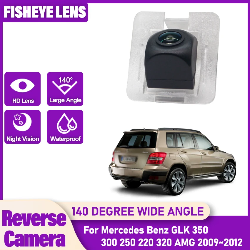 Rear View Fisheye Lens Full HD CCD Waterproof Camera For Mercedes Benz GLK 350 300 250 220 320 AMG 2009~2012  Backup Camera