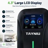 Chargeur mural TAYNIU 7KW pour véhicule électrique, type 2, 32A, monophasé, contrôle par application, station de recharge pour véhicule électrique, câble de recharge de 5 m, chargeur de niveau 2 2
