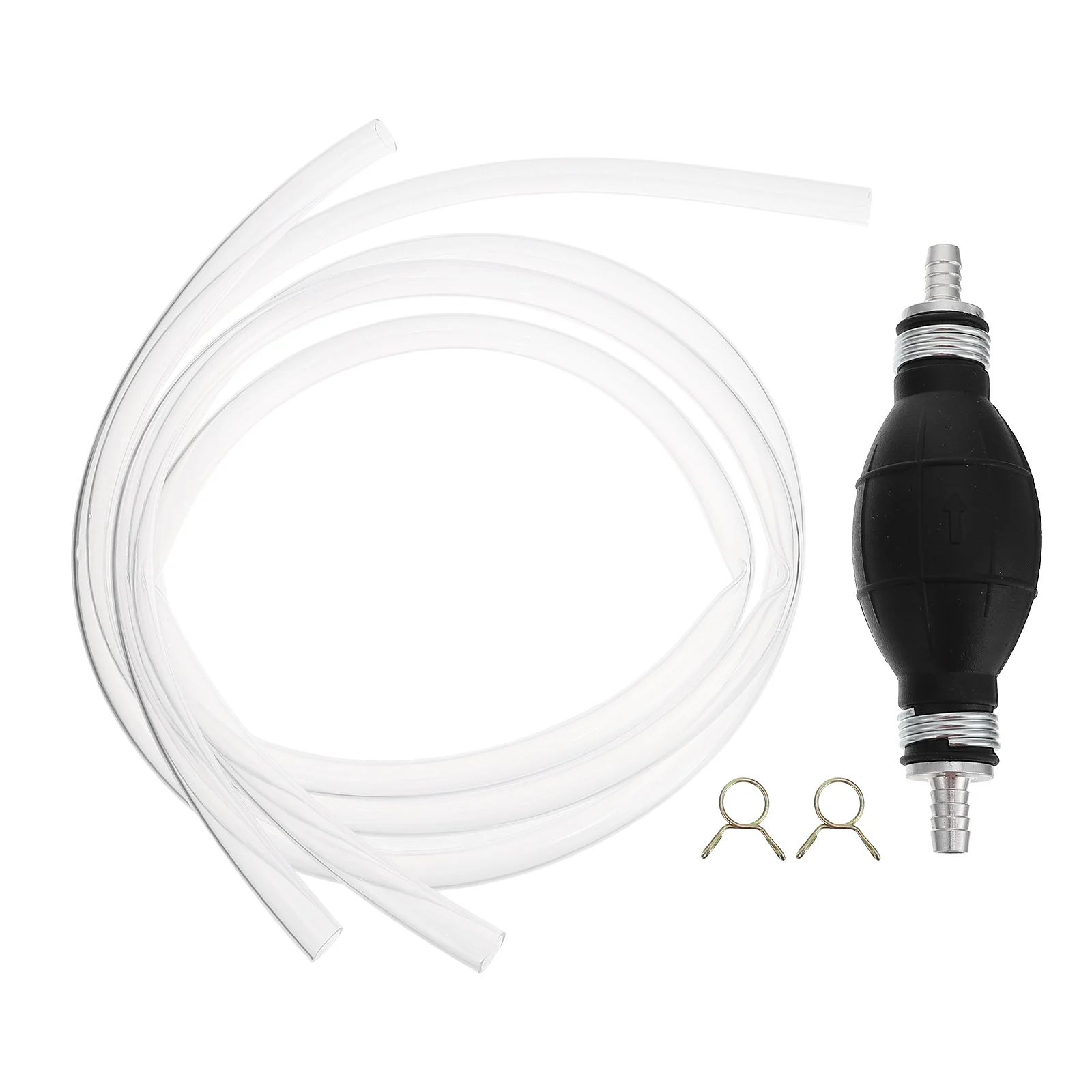 

Manual Oiler Fuel Transfer Siphon Pump PVC Hand Suction Sucker One-way Car Hose