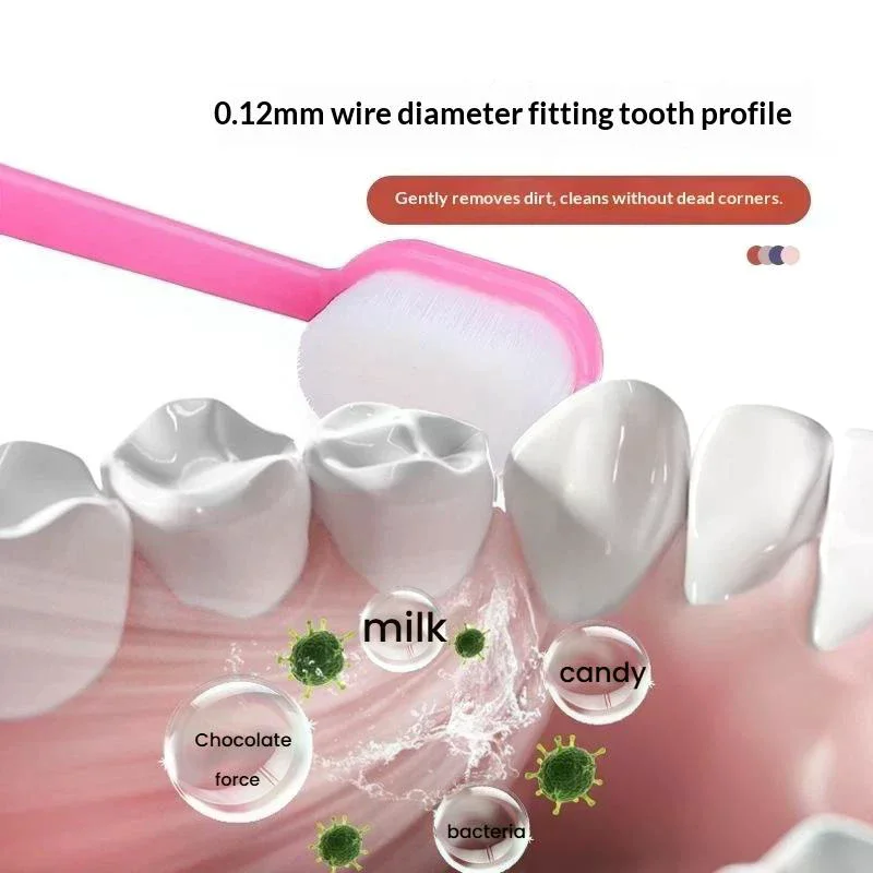 Kids Toothbrush 3D Tumbler Design Soft Bristle Toothbrush Gentle Oral Cleaning For 2 To 12 Years Old Children Daily Use