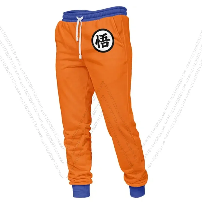 Candy 2025Goku Z Anime Trousers Men's Cosplay Costume Print Gym Suit Dragon Ball Casual Running Sports Workout Jogg