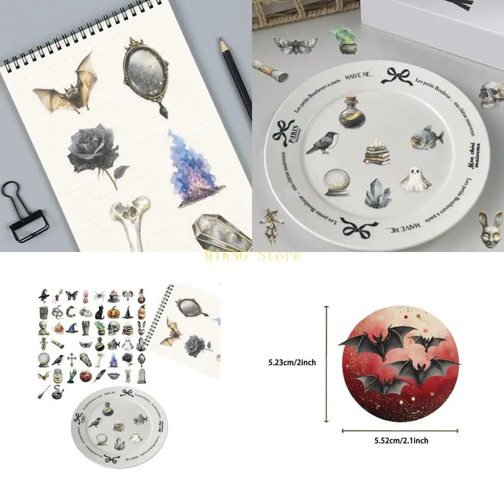 Креативные-коллекционные-прозрачные-наклейки-для-домашних-животных-на-Хэллоуин-с-героями-мультфильмов-водостойкий-клей-для-diy