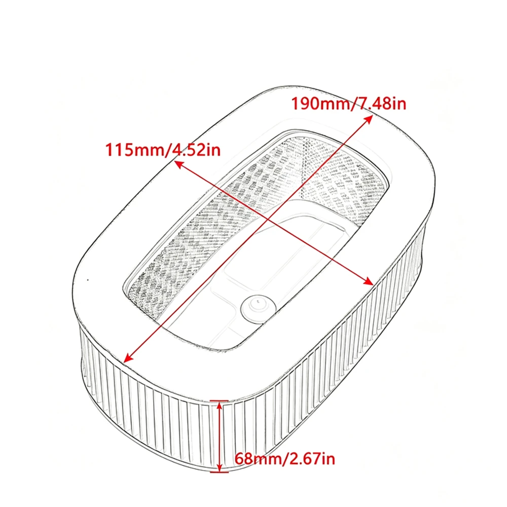 Motorcycle Parts Air Filter Intake Cleaner For Honda CRM250 XR250L XR350 XR400 XR600 XR650