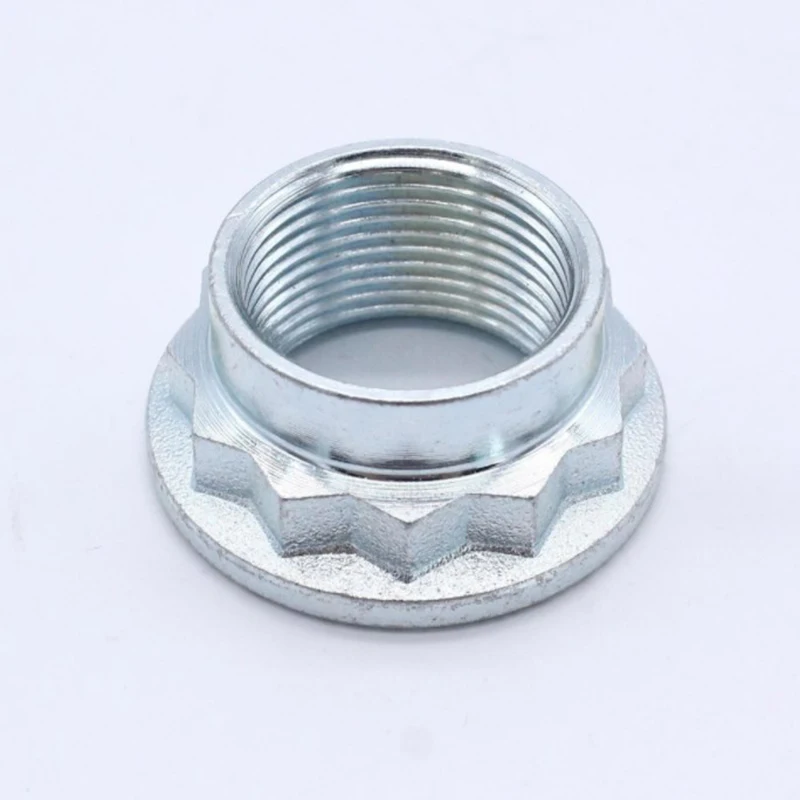 12 Corner Wheel Bearing Hub Nut Rear Side Shaft Collar Nut Iron For 33406799223，00025412，33411132565