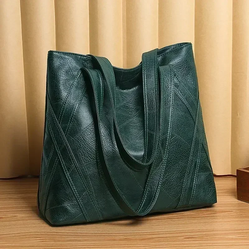 New Fashion Interior Zipper Shoulder Bags Casual Soft 2024 High Quality Bags for Women Casual Fashion New Style Free Shipping