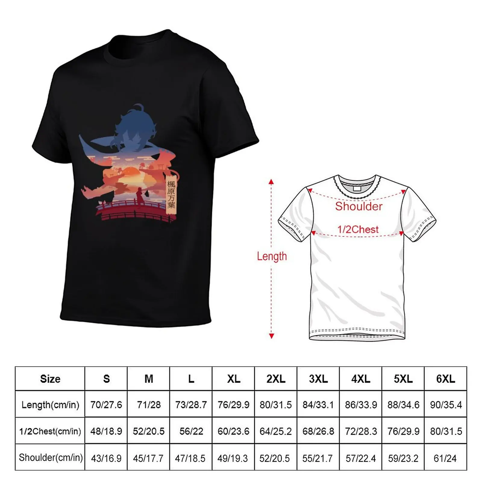 Kaedehara Kazuha Vision T-Shirt Anti-Pilling Casual T-Shirt