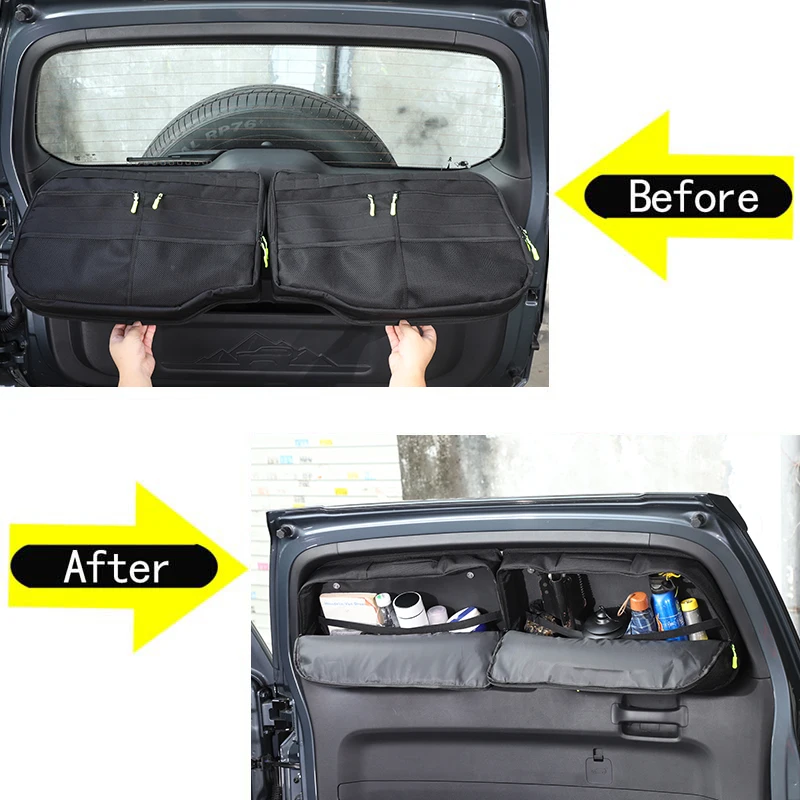 

Для Changan Deepal G318 2024-2025 ткань Оксфорд багажник автомобиля заднее окно сумка для хранения органайзер для укладки и уборки автомобильные аксессуары