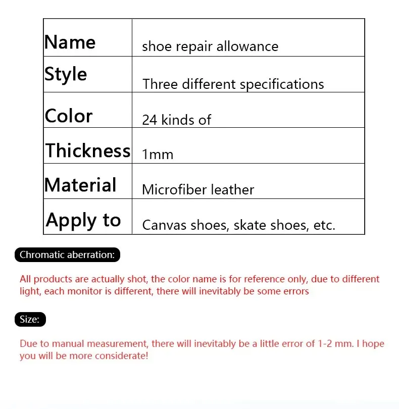 Sneaker Reparatur Anti-Verschleiß Patches Schuh Aufkleber Ferse Schutz Klebstoff Patch Reparatur Fußpflege Werkzeug Produkte – Detail 7