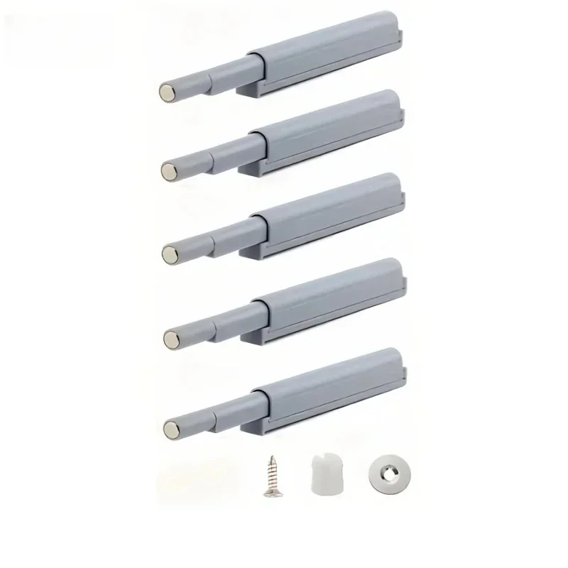 5/10 Stück magnetische Druckriegel für Schränke zum Öffnen von Schrankpuffern, Tür-Push-Touch-Riegel, Küchentüren, verstellbare Fänge