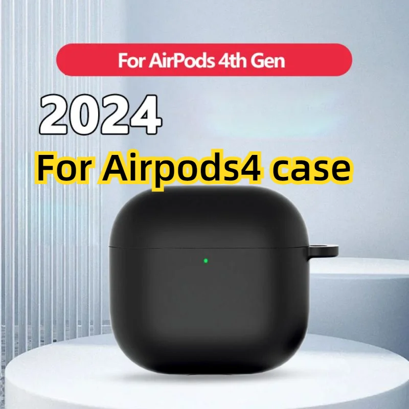 

New Silicone Earphone Case for AirPods 4 Gen Cover Case Wirless Headphones Skin-friendly Earbuds Case Headphone Accessories