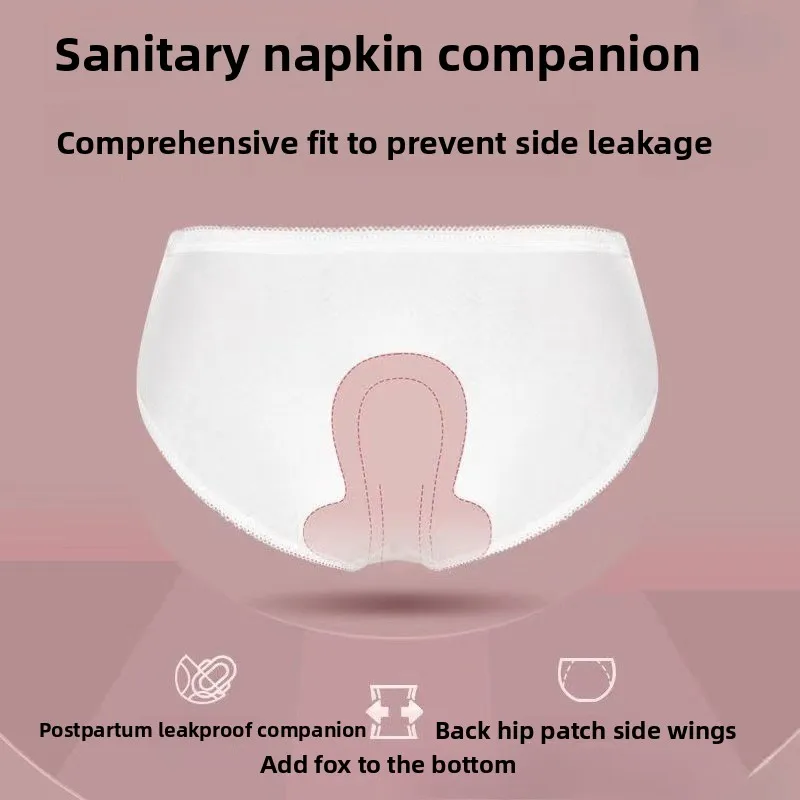Disposable underwear cotton sterilization women's travel no washing  postpartum women plus size pregnant women daily throw away