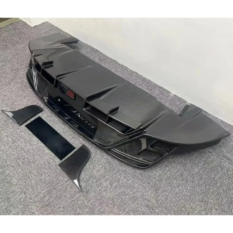 Factory Direct Wet Carbon Fiber Rear Bumper Lip Body Kit for Off-Road SUV Sedan Lightweight Exterior