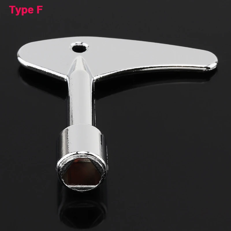 Key Wrench Universal Elevator Door Lock Valve Plumber Triangle Key for Electric Cabinets Metro Trains
