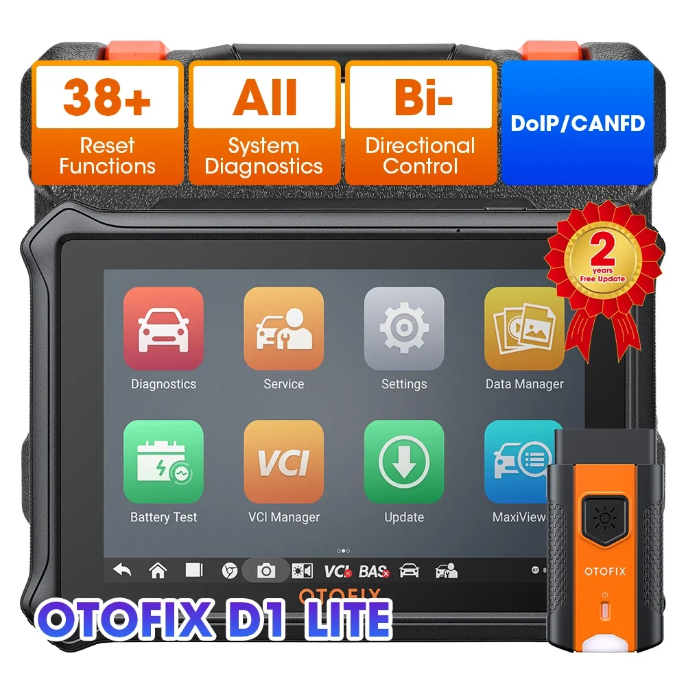 OTOFIX D1 LITE ob d2 Scanner Car Diagnostic Tool BT Wireless Bi-Directional Control ob d Automotive Scan Tool Active Test