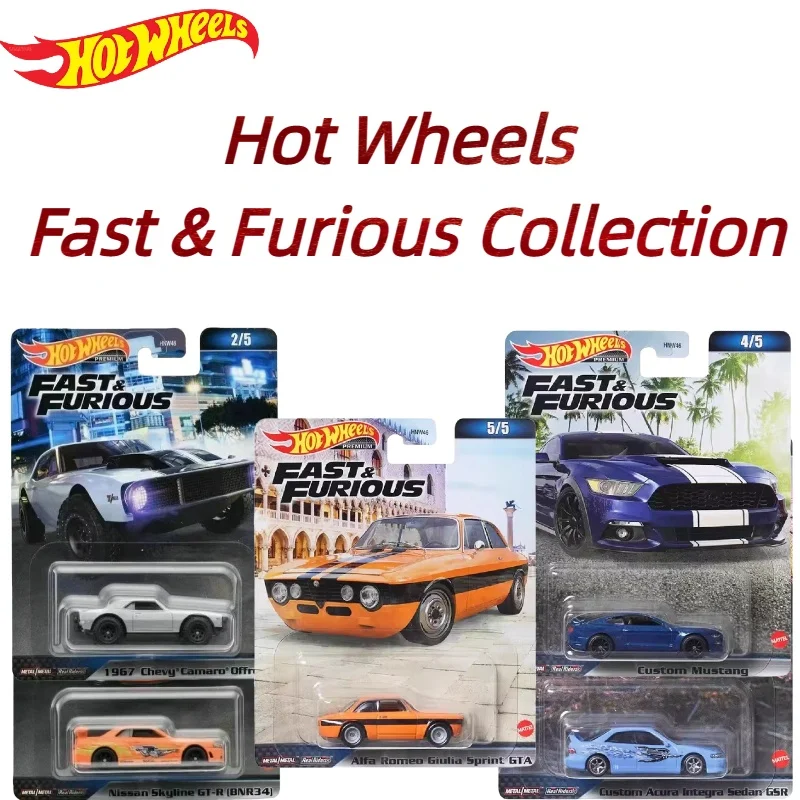 

Hot Wheels HNW46 Коллекция Fast & Furious Serise 1/64 Nissan Toyuta Модель автомобиля-сюрприз Модель автомобиля Игрушки Подарки
