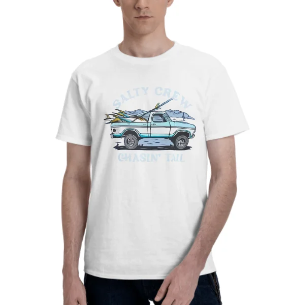 

New Salty Crew Off Road White Premium Mens S/S T Shirt Tee RSLT-43