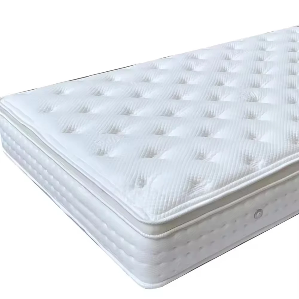 #Bulk Order Hotel Mattress Luxury Double Hypo-allergenic Memory Foam Hybrid Mattress Comfortable with Pocket Spring Mattress