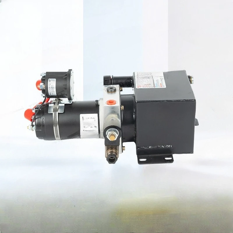 Conjunto de unidade de energia hidráulica para caminhão paletes 12V pequeno sistema DC de ação única
