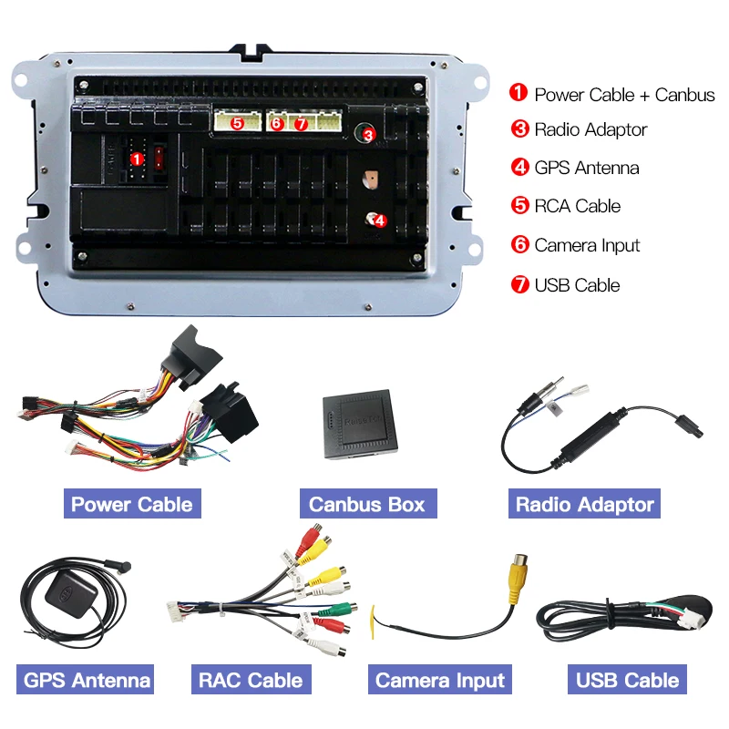 폭스바겐 아마록 캐디 EOS VW 멀티미디어 플레이어, 안드로이드 자동차 라디오, 2 Din 오디오, GPS 블루투스 FM RDS 비디오 헤드, BT DSP, 7 인치