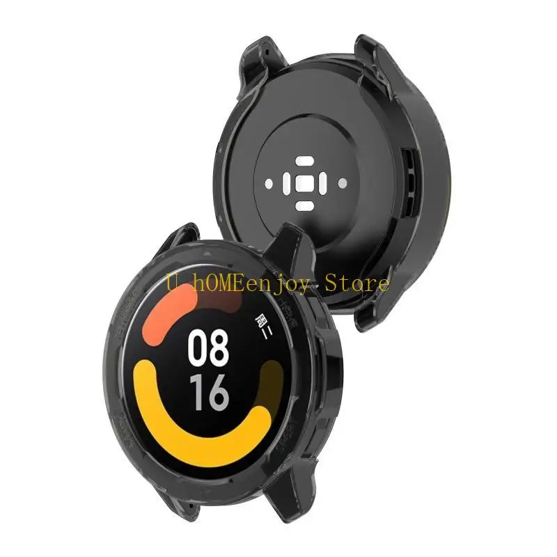 B0KF Screen Protector Housing Soft Cover Bumper for Shell for XiaoMi Mi Watch S1 Acti