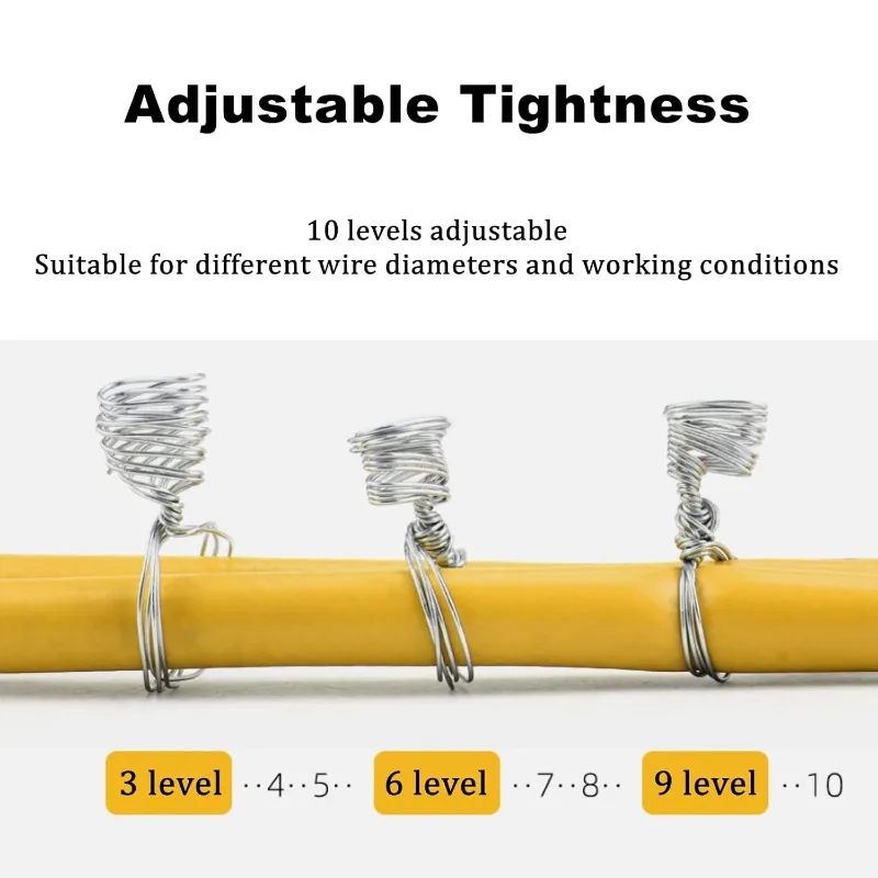 Aerial Cable Lasher ชุดเครื่องมือ,19ft Extension Pole Aerial Lineman ผูกเครื่อง Hook, 7800mAh Binding