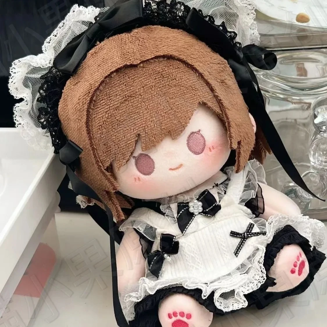 

Anime Attributes SHINONOME ENA Cute Stuffed Plush Doll Body Dress Up Clothes Plushies Toys Figures Birthday Gift 20cm