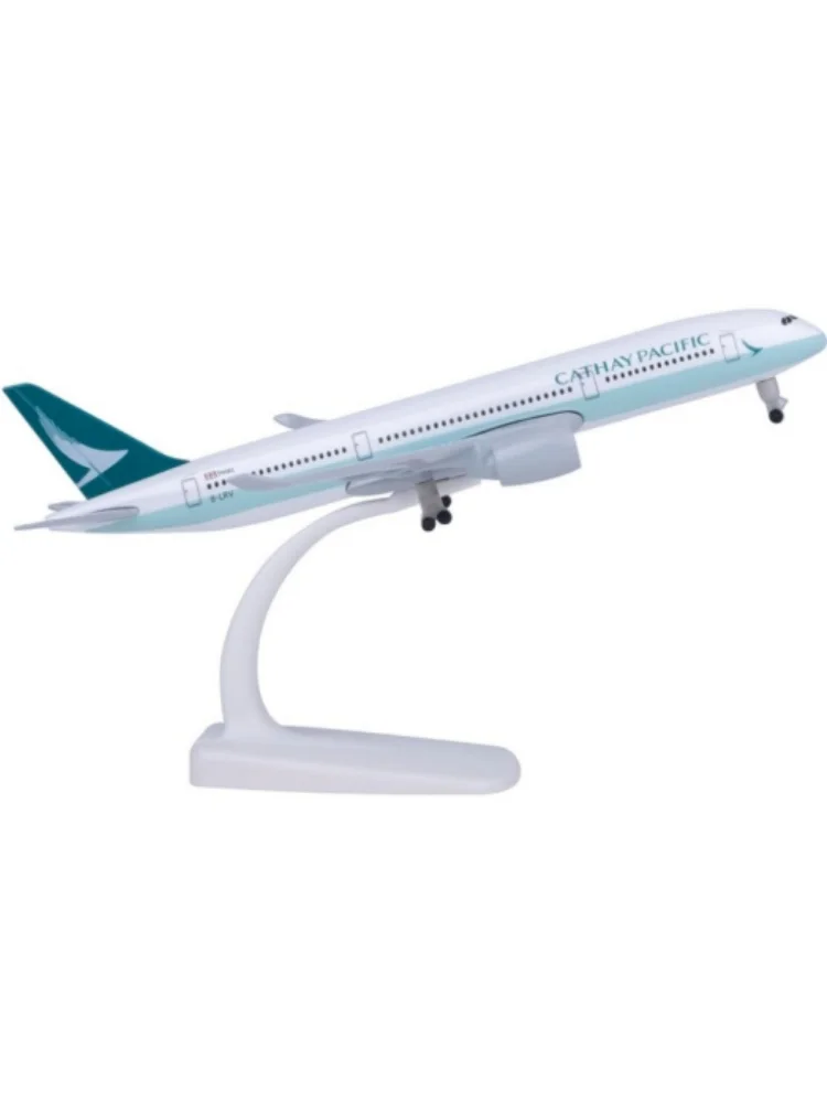 Model Airplane 1:300 Scale Model Plane Cathay Pacific A350 Airplane Model for Gift and Decoration