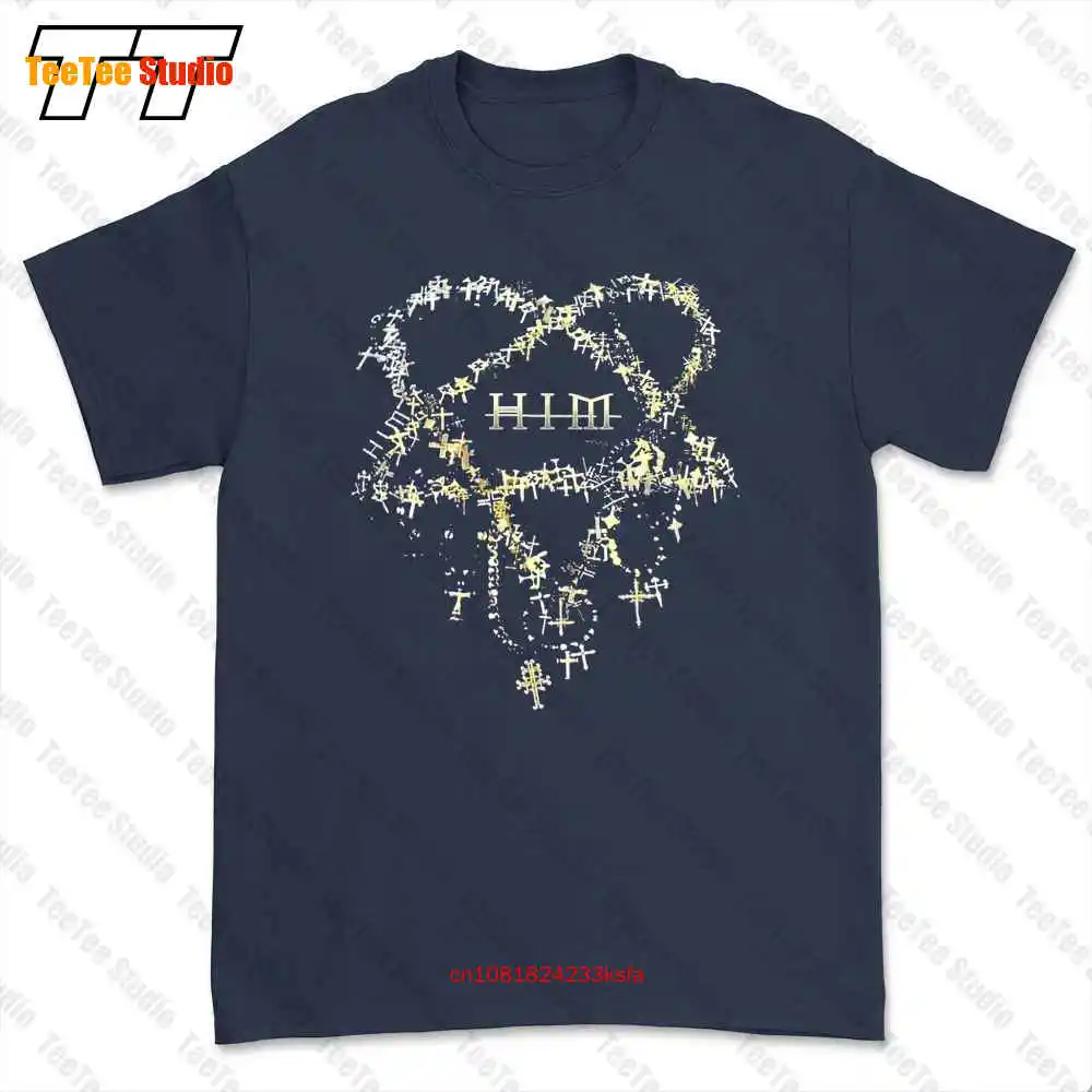 His Infernal Majesty Him Heartagram Adult 2010 Tour Ville Valo T-shirt Tee U1U7