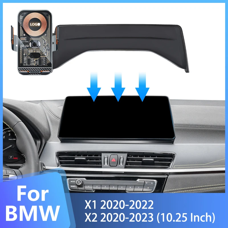 Car Screen Phone Holder Mount 10.25 Inch Navigation Bracket Fixed Base accesorios para vehículos For BMW X1 F49 X2 F39 2020-2023