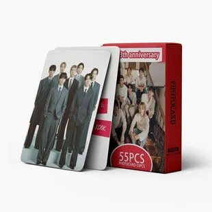 BTS Lomo Cards 55Pcs Set Laser Photocards KPOP Album Collection Merch Fan Collectible Cards Gift For Fans In Stock - view 2