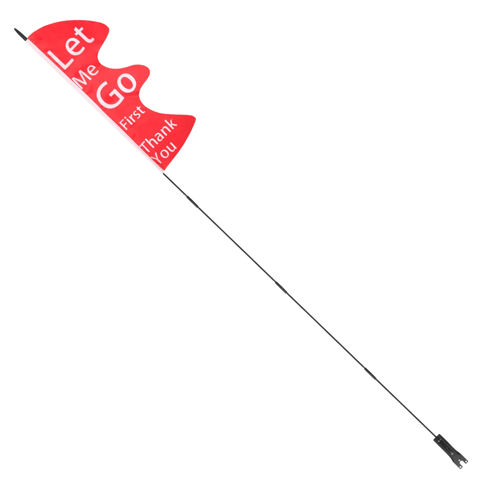 1Set Kids Bike Safety Flag with Sturdy Pole Tear-Resistant Windproof Cycling Flag for Bicycles Motorcycles Trucks Portable