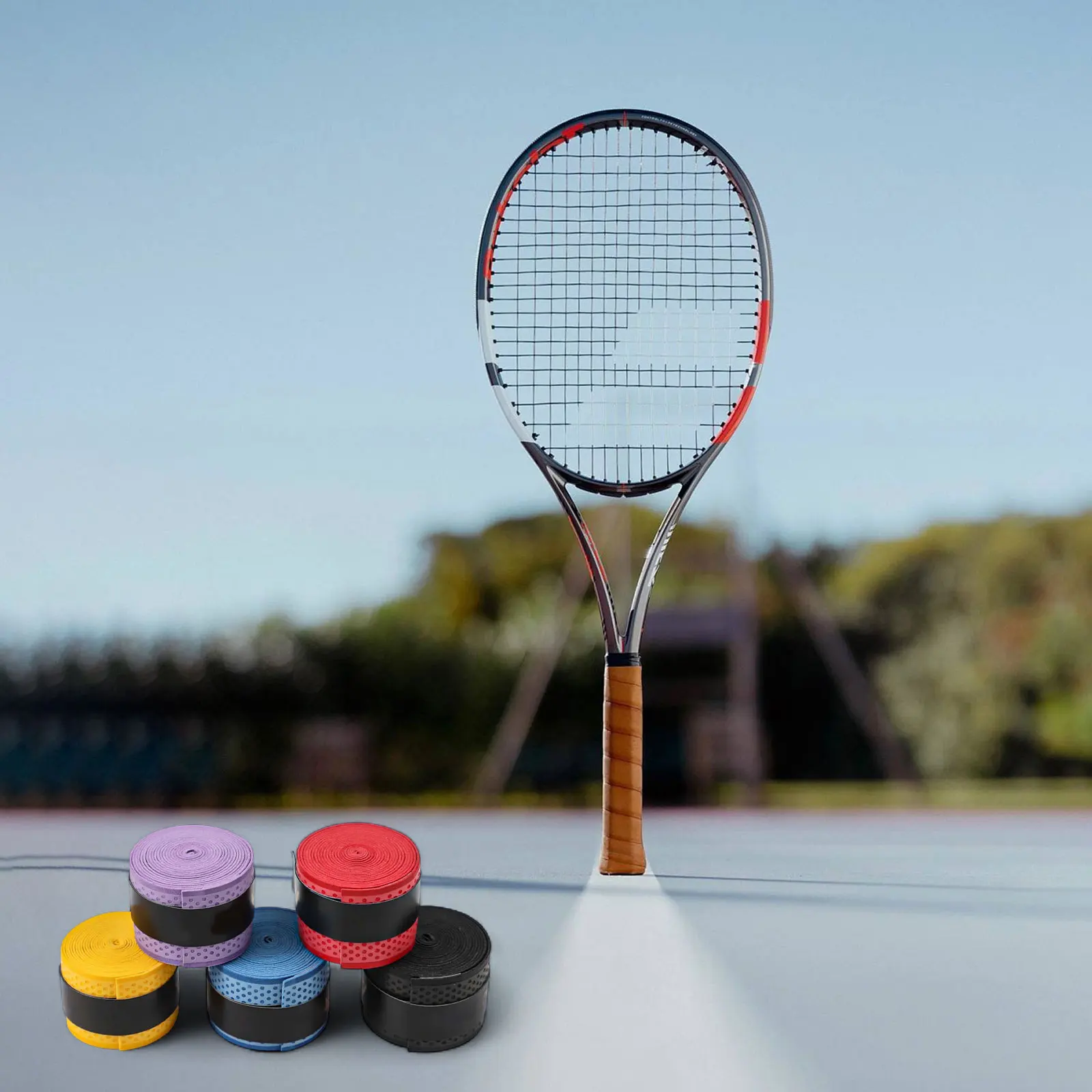 

Outdoor Activities Badminton Grip Breathable Grip High Elasticity High Toughness Sweat Absorption For Fishing Rods