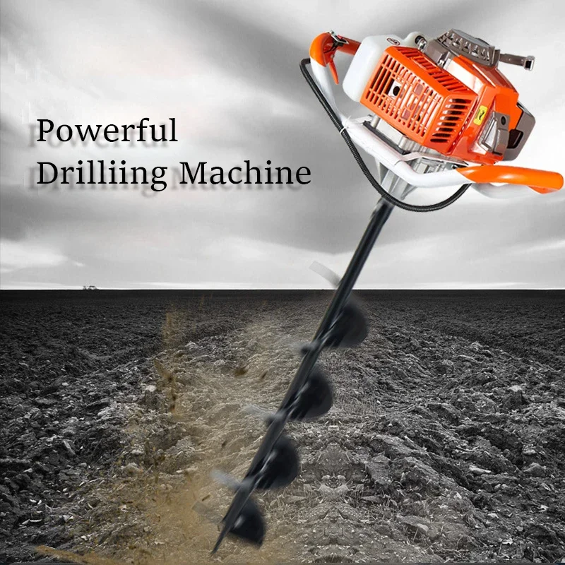 Garden Tools Small Portable Hand Held Tree Planting Earth Auger Multi Hole Drilling and Grinding Machine for Water