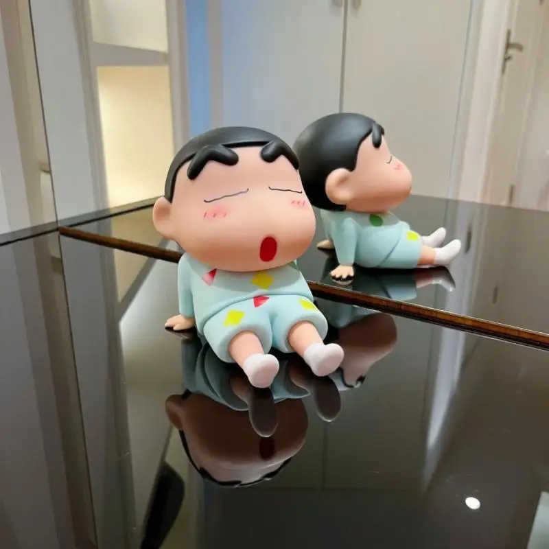 Crayon Shin Chan Cartoon Mobile Phone Holder Originality Anime periphery Desktop Ornaments Cute Holiday Gift For Boys And Girls