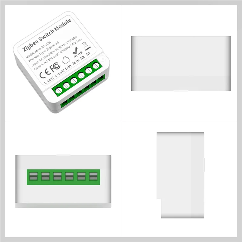 موثوقة 2-Way On/Off Switch Graffiti Smart Zigbee Smart 2-Way On/Off Switch Mini Concealed Box Switch